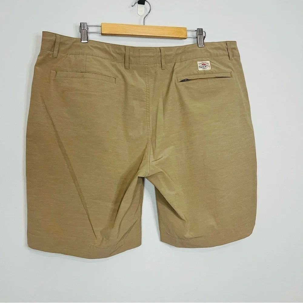Faherty Tan All Day Chino Shorts 42W
